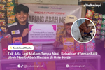 Tak Ada Lagi Makan Tanpa Nasi, Kebaikan #TemanBaik Ubah Nasib Abah Memen di Usia Senja