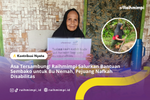 Asa Tersambung! Raihmimpi Salurkan Bantuan Sembako untuk Bu Nemah, Pejuang Nafkah Disabilitas