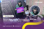 Artikel: Raihmimpi.id Salurkan Bantuan untuk Abah Didi, Lansia Katarak Tukang Jasa Timbangan
